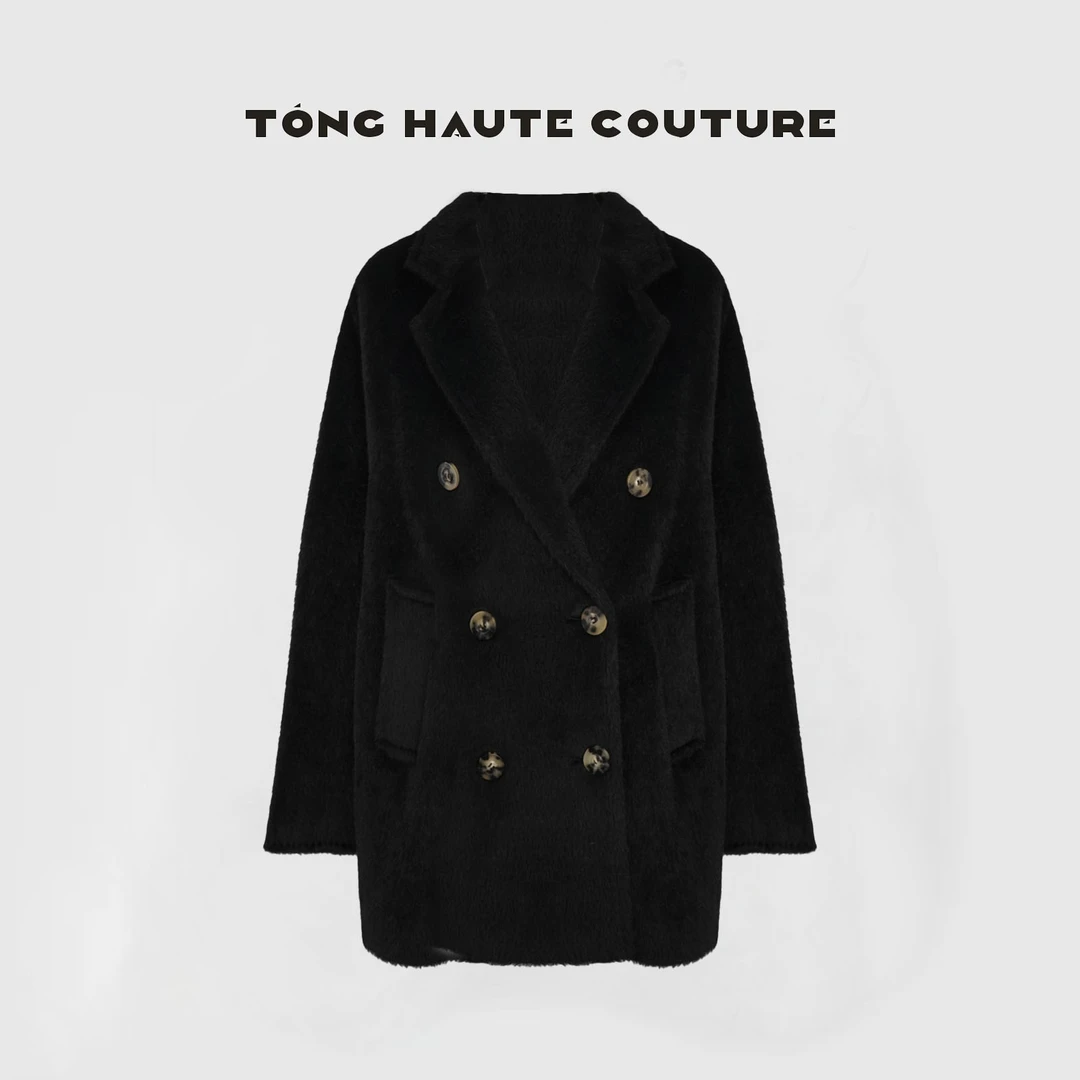 【岚行】秋冬新款苏丽+绵羊毛时尚轻奢苏丽大衣 YW469