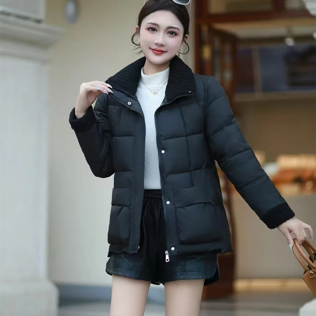 新款时尚气质百搭保暖棉衣