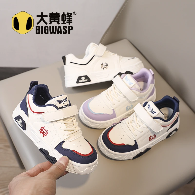大黄蜂2025防滑耐磨百搭韩版潮流校园男女童儿童春季新款低帮板鞋