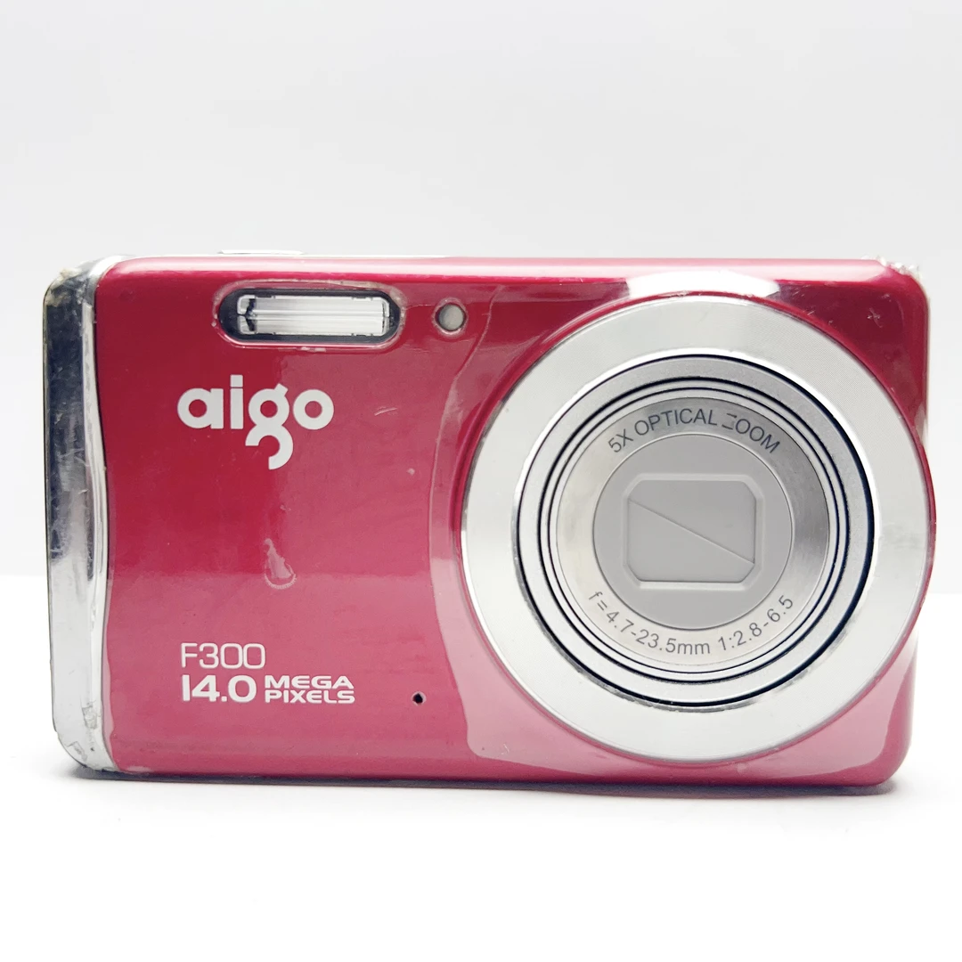 9新 aigo/爱国者 F300复古福利机1400万像素学生便携摄影屏幕微瑕