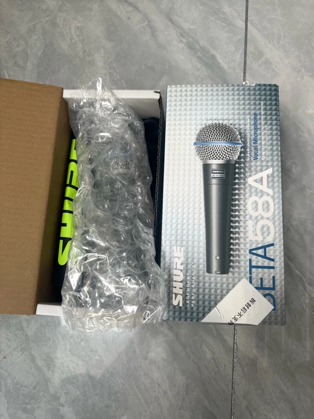 95新  舒尔beta58a有线麦克风保证正品质量