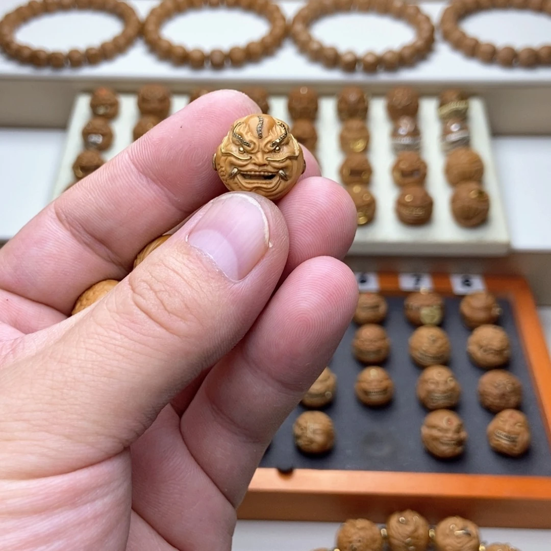吊坠文玩核桃猴头核桃单颗福利龙僧