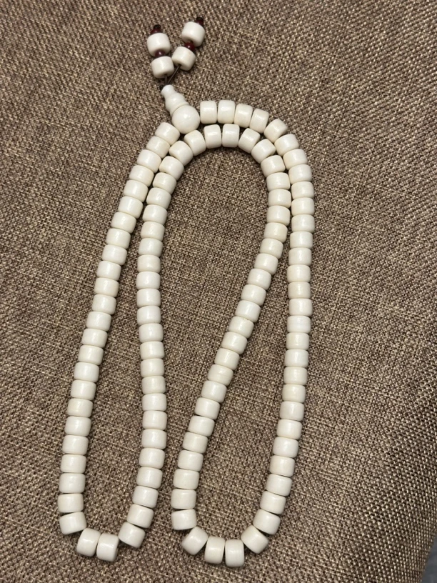 鹿角手串 （药片）（纯鹿角制作）108珠0.8