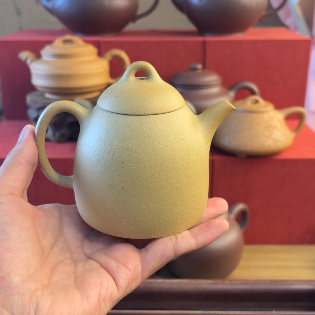 本山绿泥茶壶微微瑕福利大水谭本绿半手