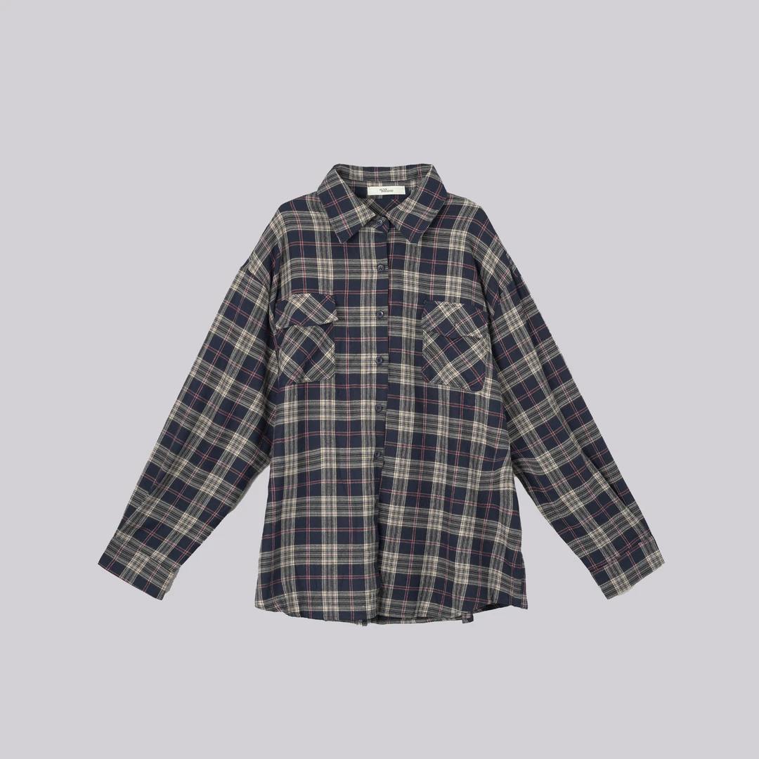 WKe   空心格衬衣