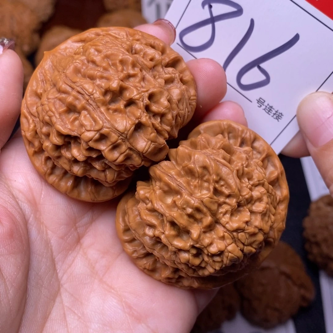 文玩核桃把件816官帽5.0