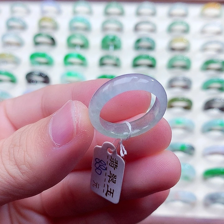 翡翠未镶嵌戒指18号