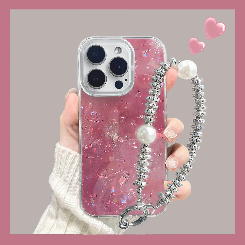 理石壳纹适用苹果16Pro华为mate70小米vivo带支架新年手机壳