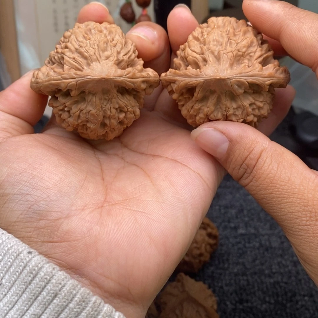 文玩核桃把件50官帽