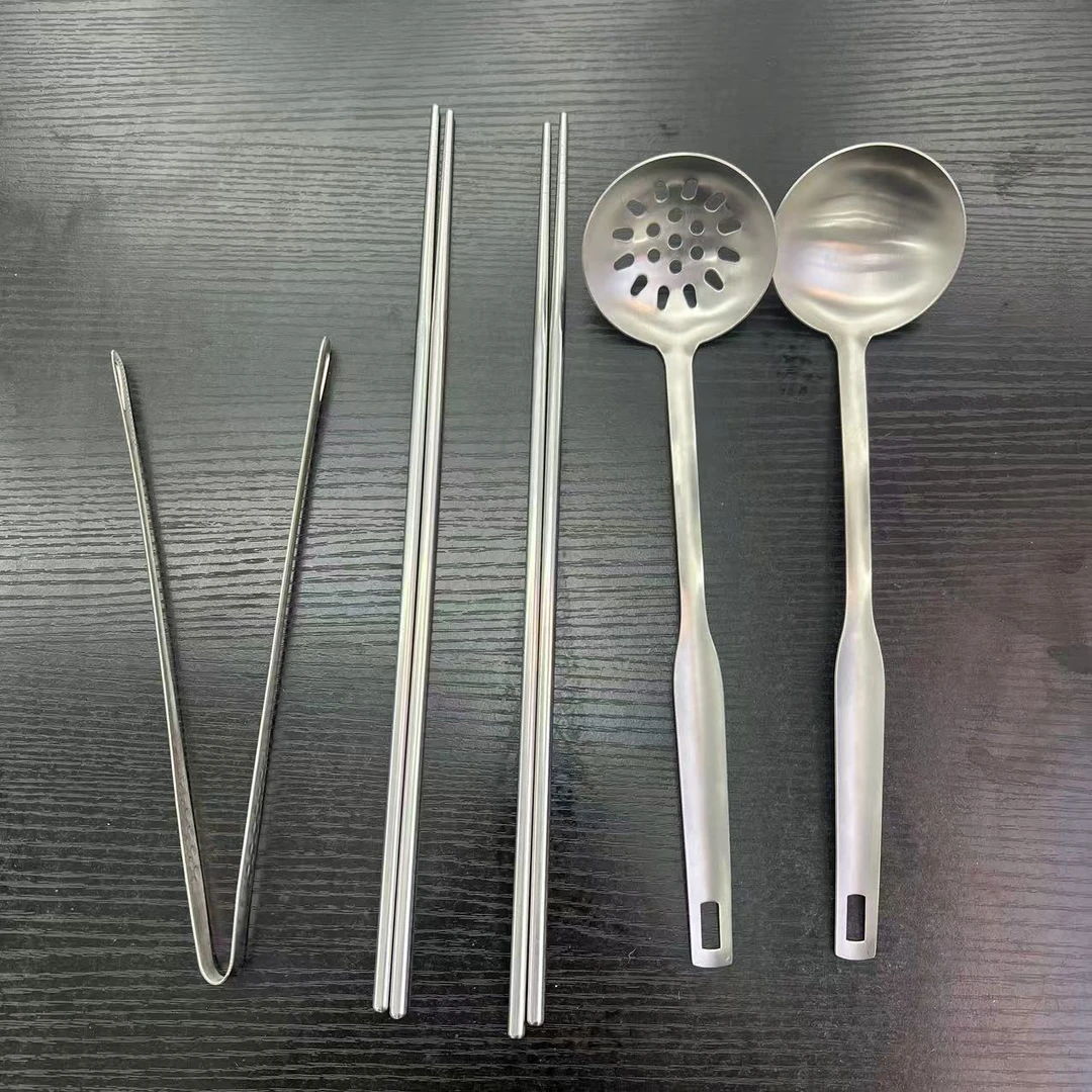 外贸火锅夹勺筷套装5件套野餐餐具【汤姆粉丝专属】2024新品上市网