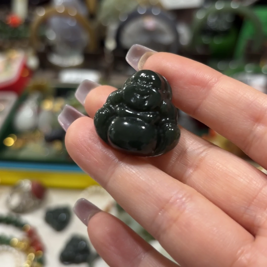 和田玉未镶嵌颈饰6855