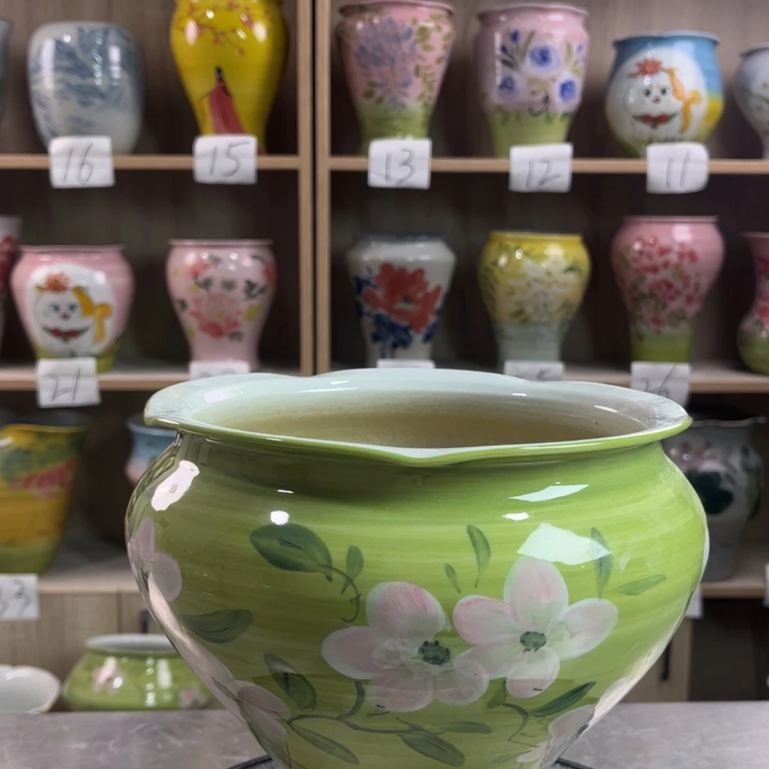 景德镇陶瓷花盆花盆