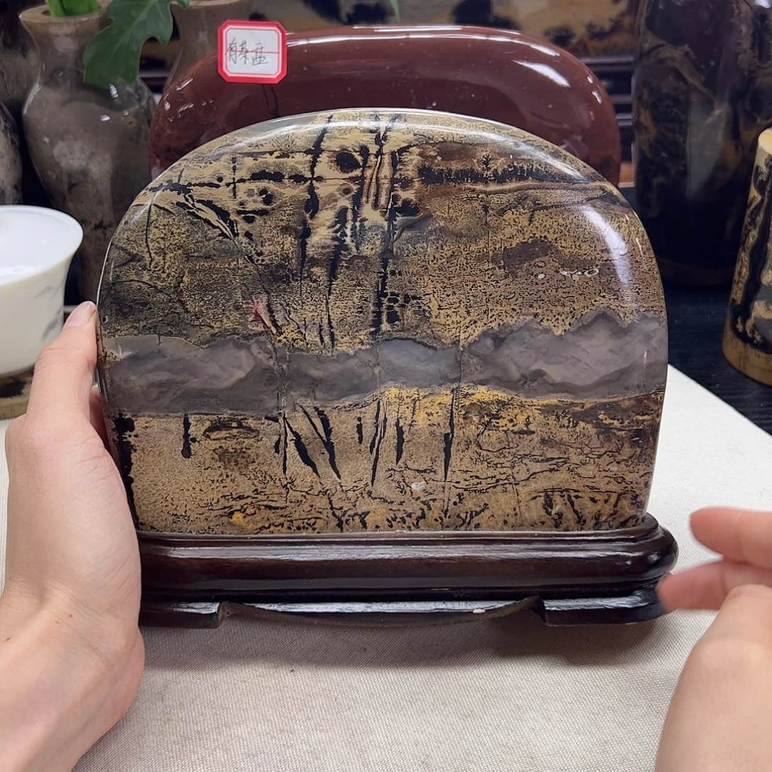 广西石天然国画石