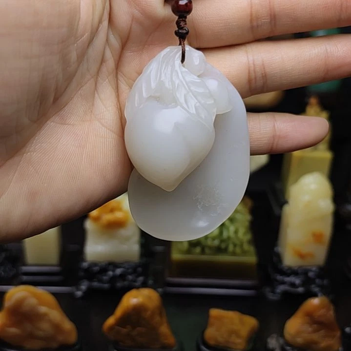 印石寿山石手把件手把件