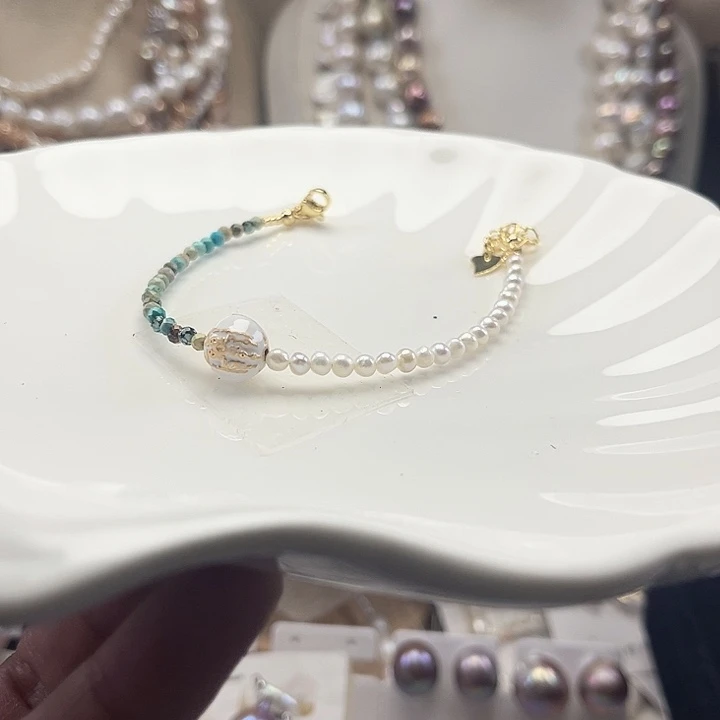 未镶嵌手链淡水珍珠【纯恬】