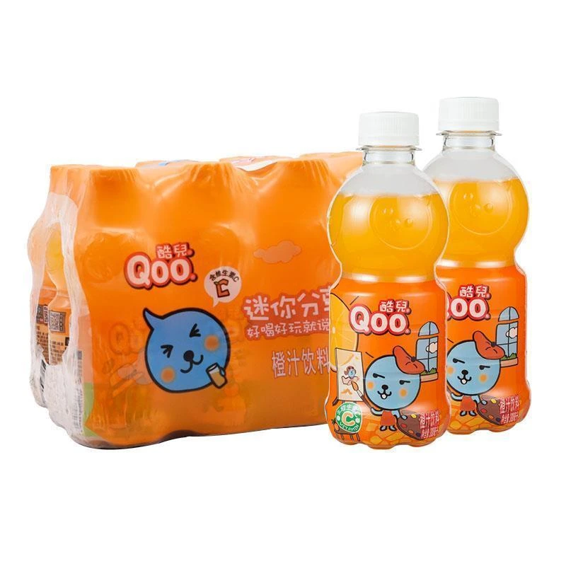 美汁源酷儿300ml瓶装迷你小瓶装橙汁果味维C饮料多规格
