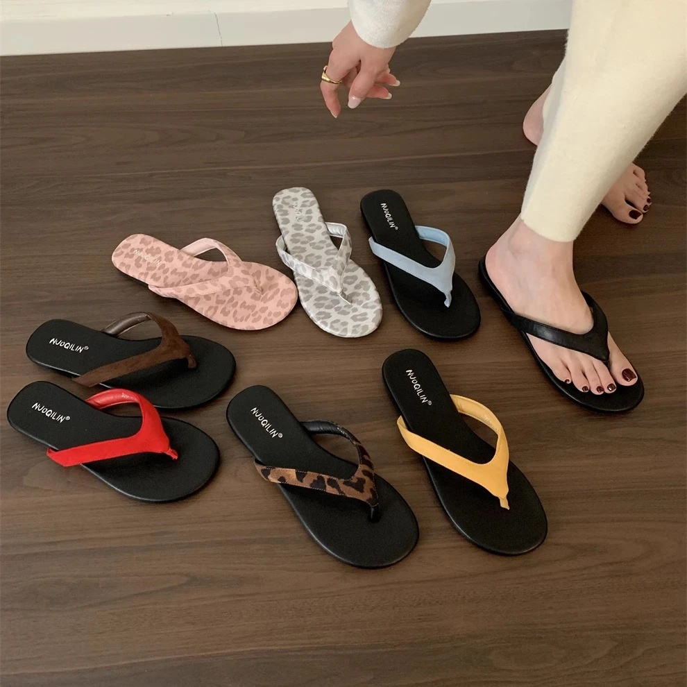 平底外穿夹趾人字拖鞋凉拖鞋夏季新款时尚ins沙滩鞋凉鞋百搭女鞋