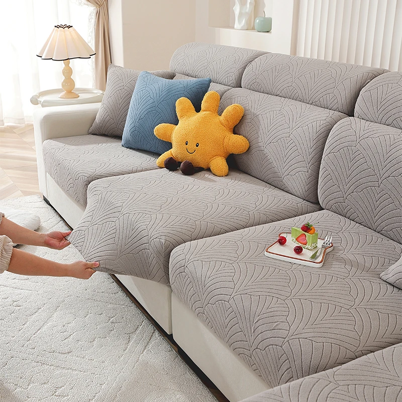幸曼清羽盖布巾沙发套罩弹力四季通用沙发套简约耐磨靠背盖布防抓
