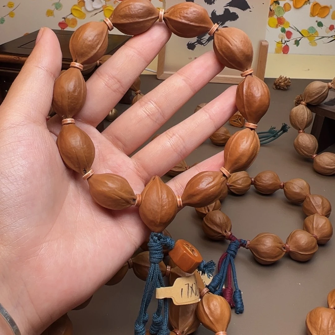 手串橄榄核梅林铁核1725去霜鲨鱼背