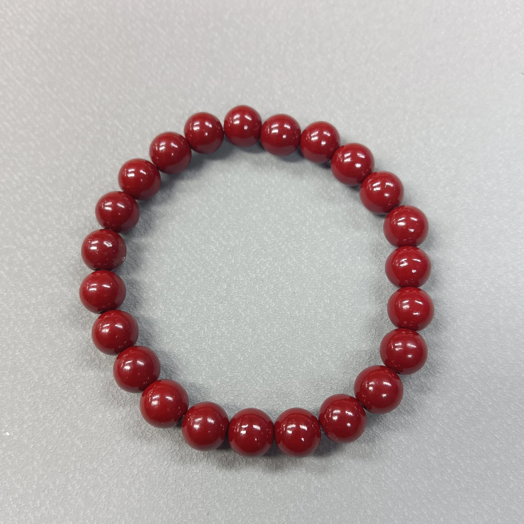 M323号-卡8mm牛红色手串