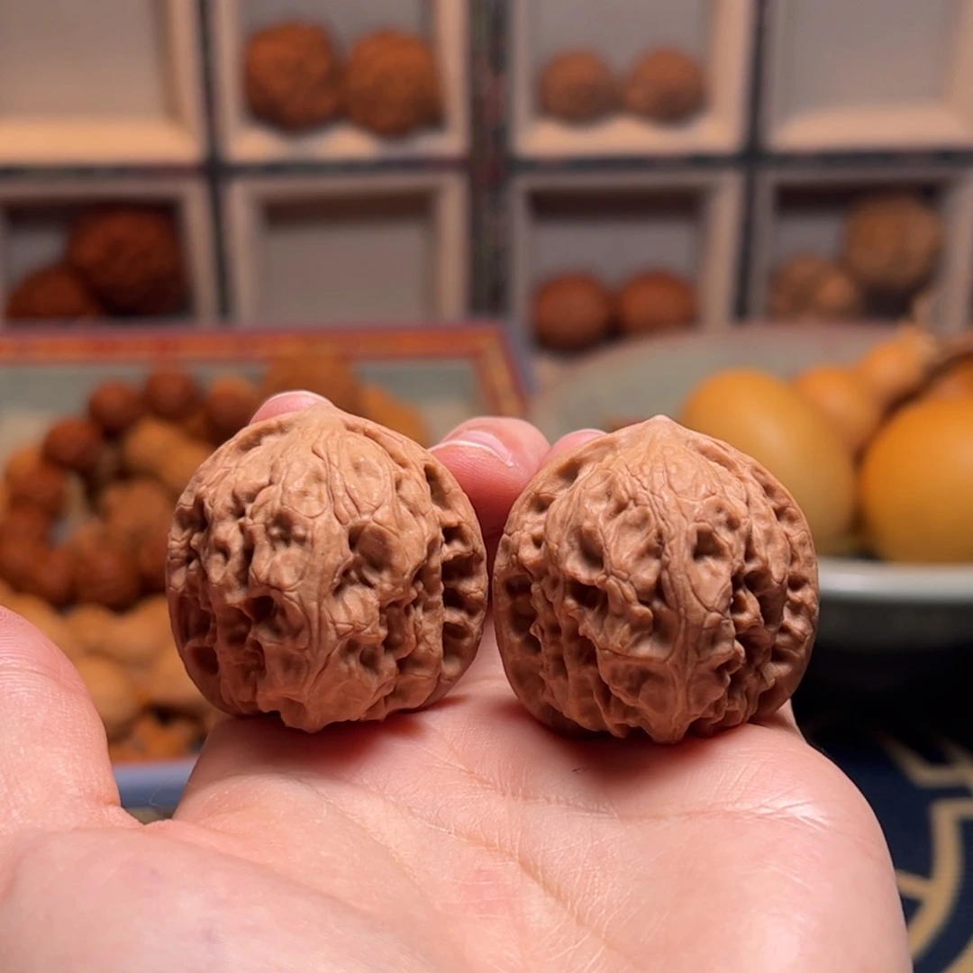 桃核把件36尺全品野狼