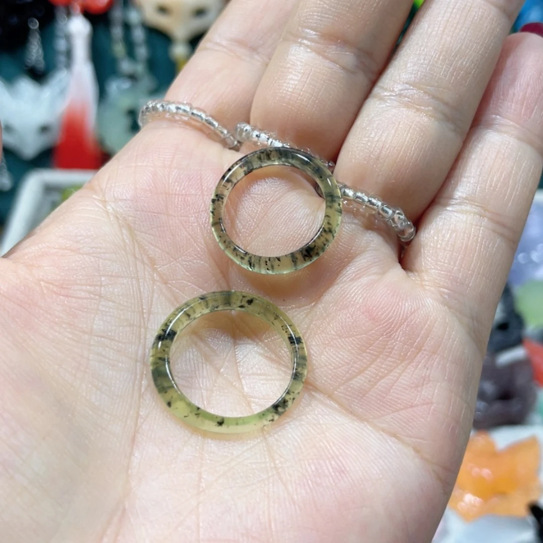 【闪购商品】未镶嵌岫玉颈饰4戒指圈