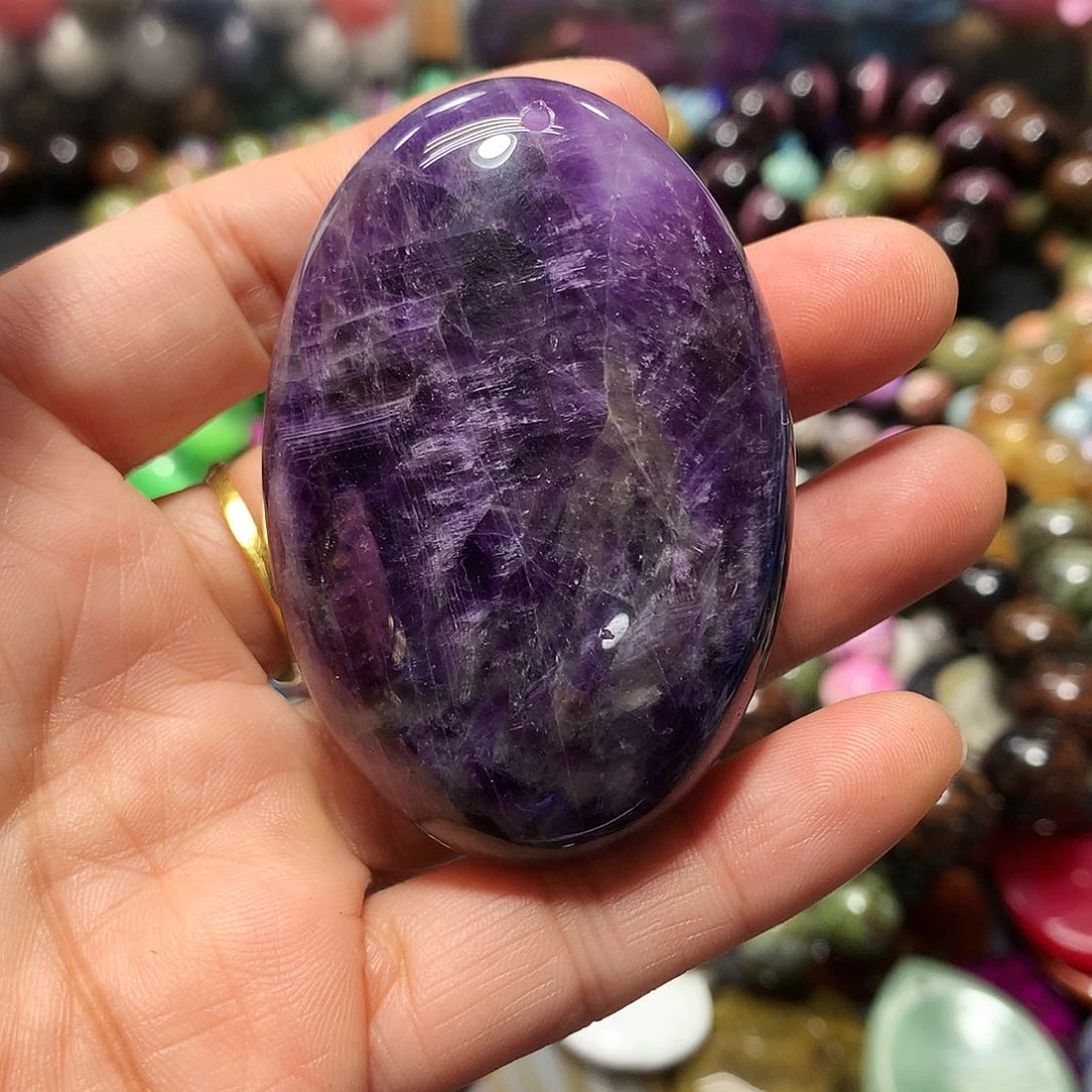 未镶嵌手串玛瑙/玉髓紫晶