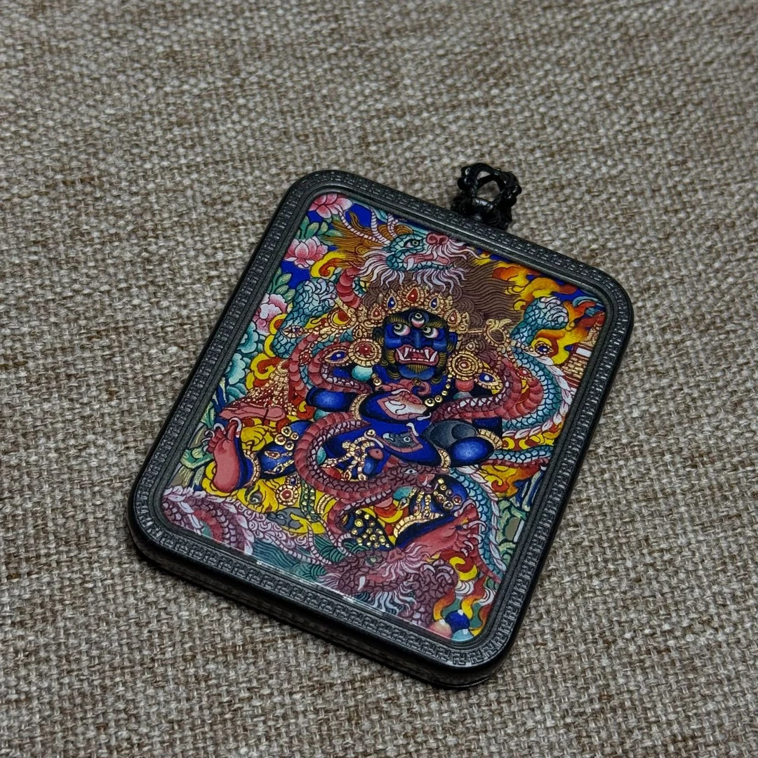 墨骨·黑C 黑老爷 唐卡 热贡纯手绘