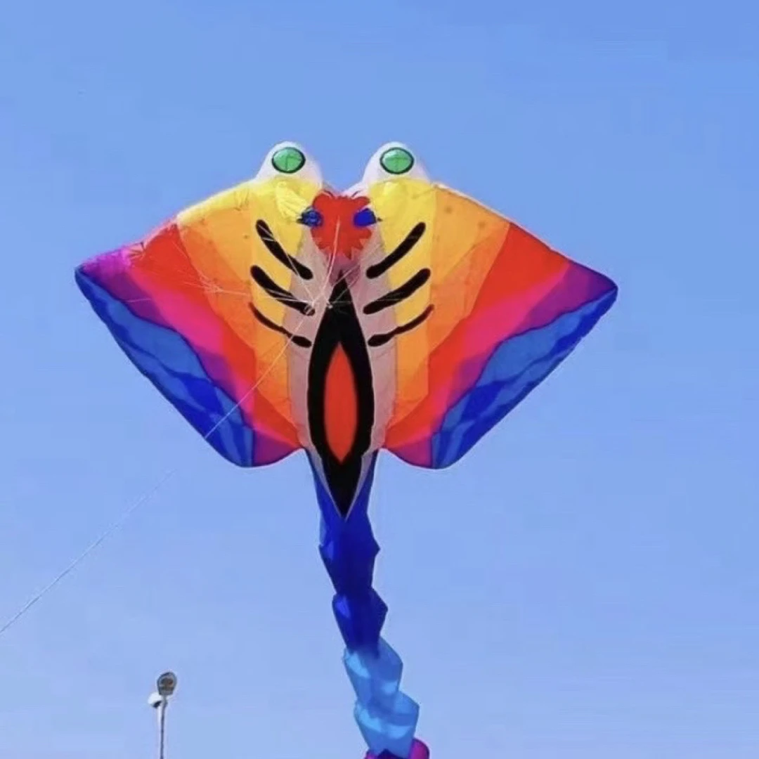 大张杰鳐鱼15米软体风筝，建议用1000-1500磅线，头宽5.8米