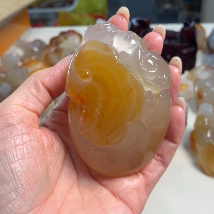 玛瑙/玉髓未镶嵌吊坠(不含链)