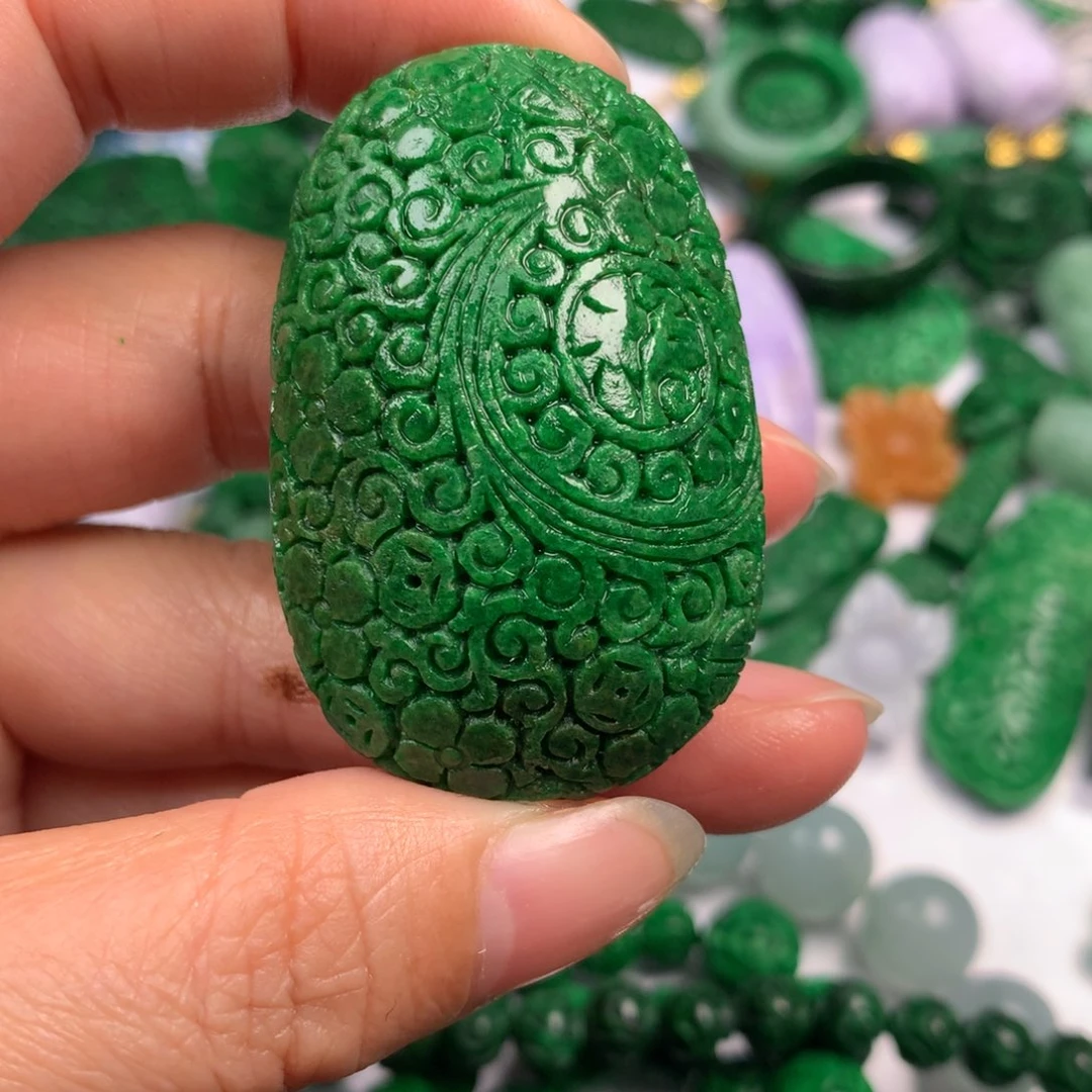 平***淡定制翡翠未镶嵌翡翠