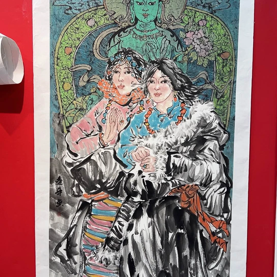 国画陆远华老师的作品