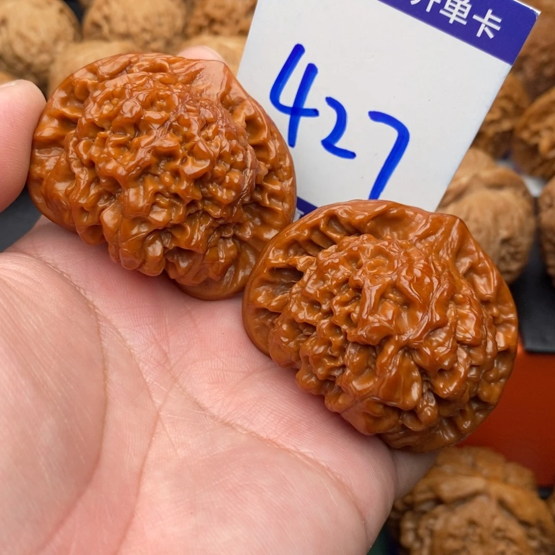把件文玩核桃大官帽48