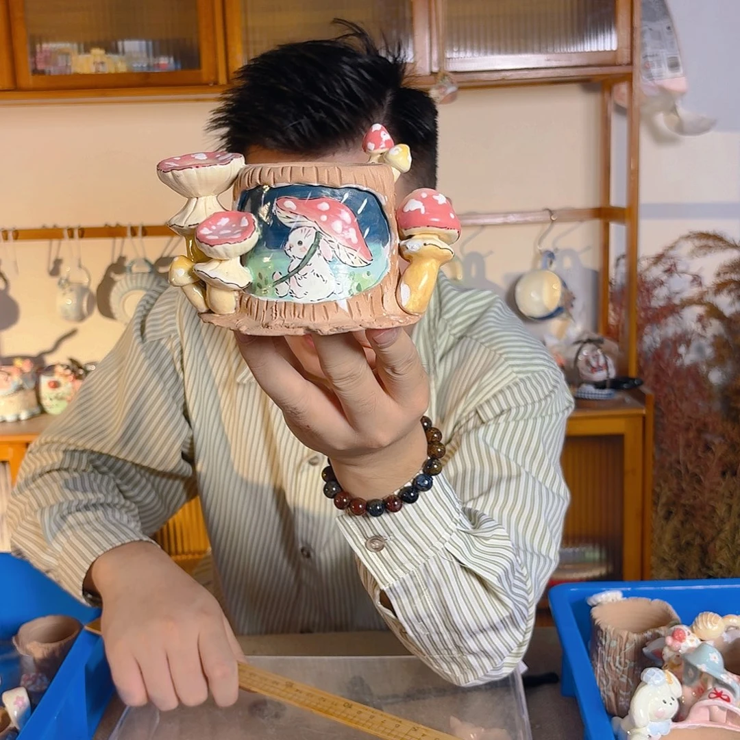 老梧家的手工多肉花盆