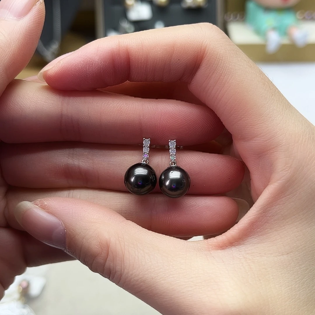 海水珍珠耳饰未镶嵌