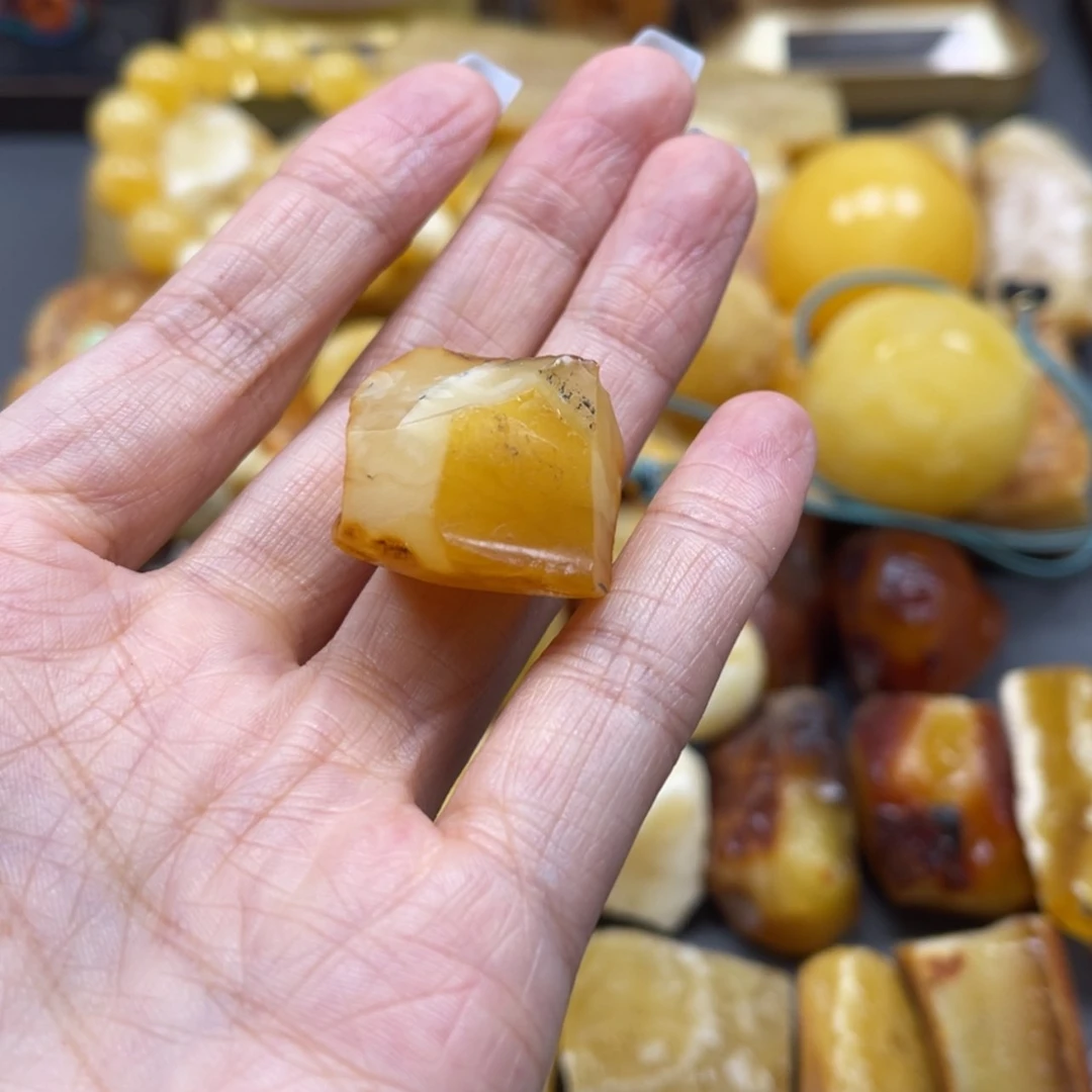 【闪购商品】未镶嵌定制琥珀天然琥珀蜜蜡原石定制