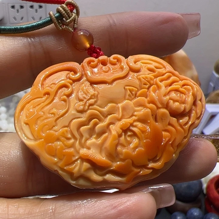 非金属木质血牡丹锁