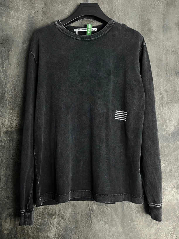 全新未使用 Alexander McQueen/亚历山大·麦昆 印花图长袖/00049