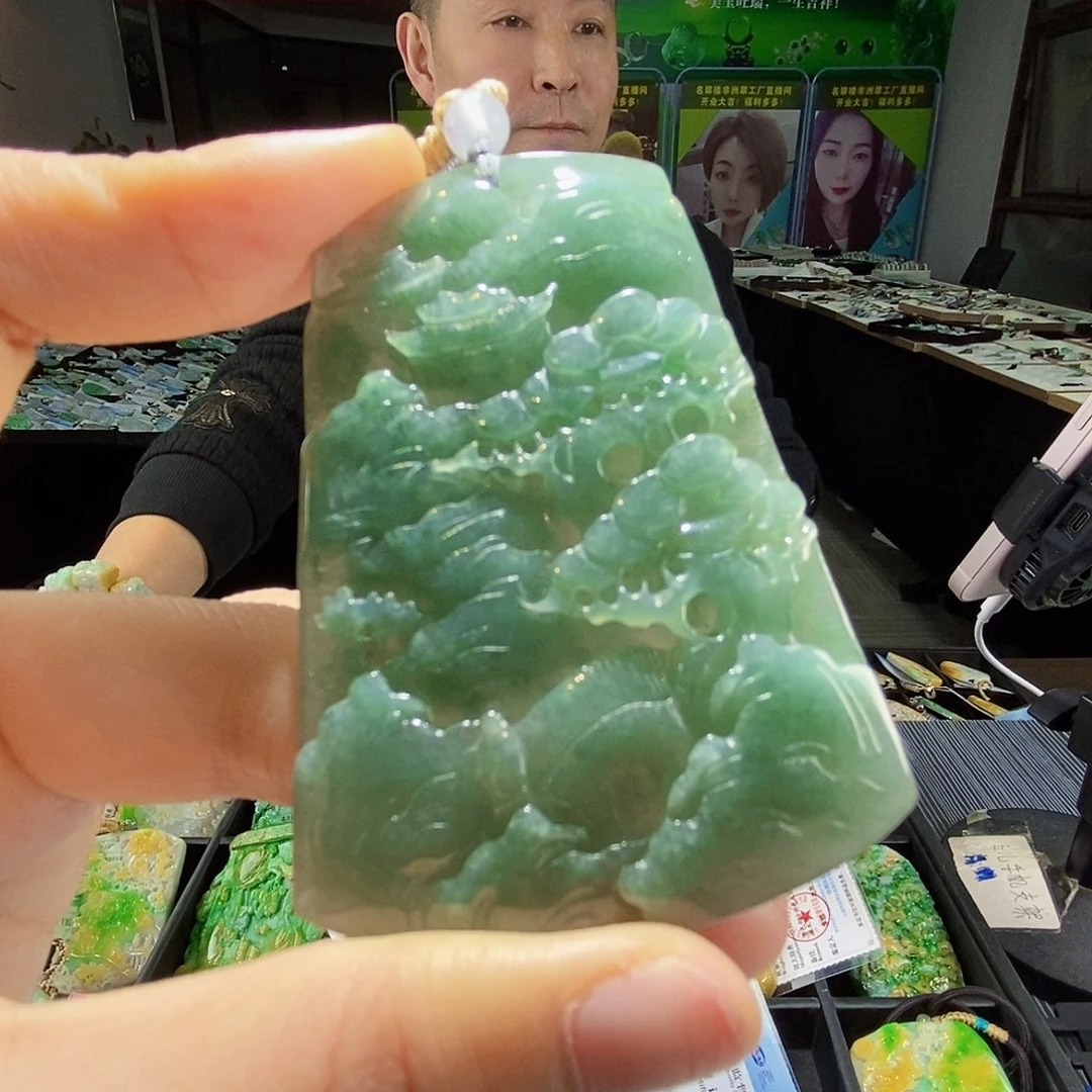 颈饰未镶嵌翡翠翡翠