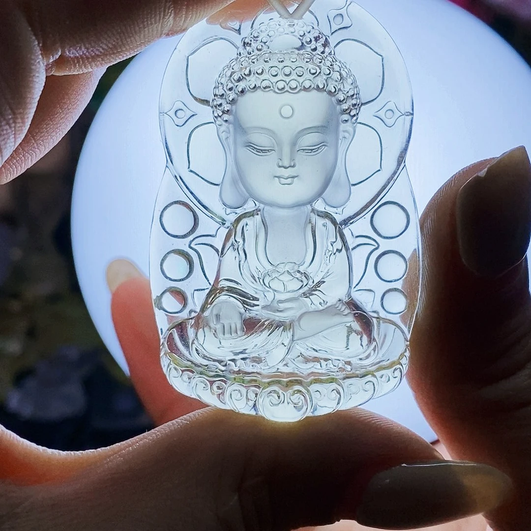 未镶嵌颈饰水晶痞*玮吊墜