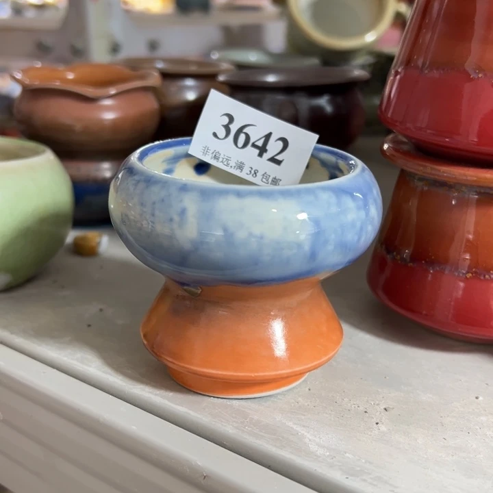 活动价30包邮景德镇手工花盆