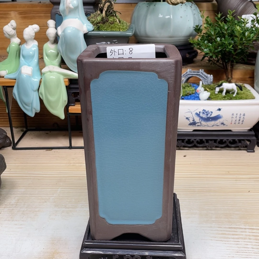 紫砂花盆陶瓷艺术花盆陶瓷