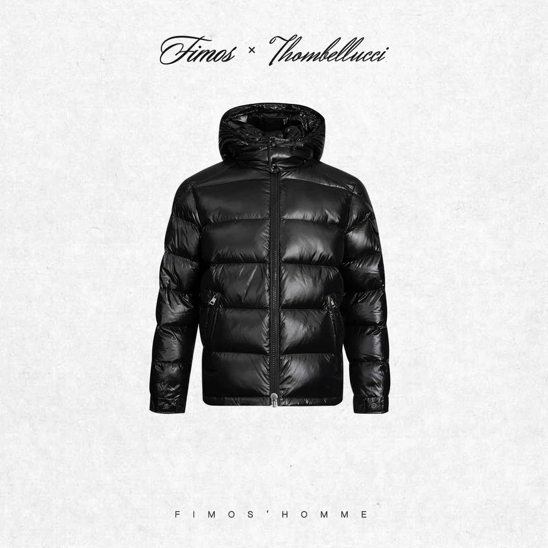 秋冬大充绒量270g起+男士连帽立领白鸭绒外套加厚防风保暖 HW65