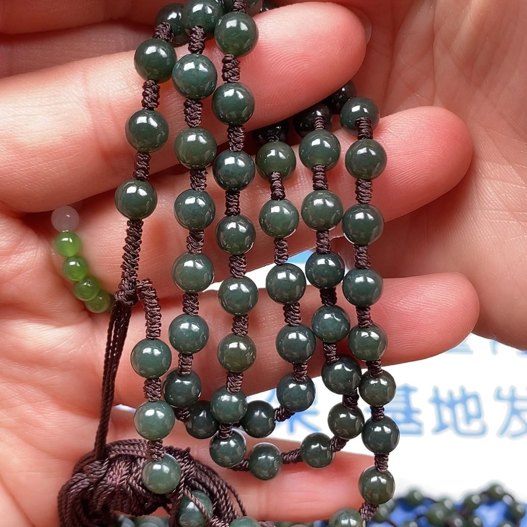 和田玉未镶嵌颈饰项链