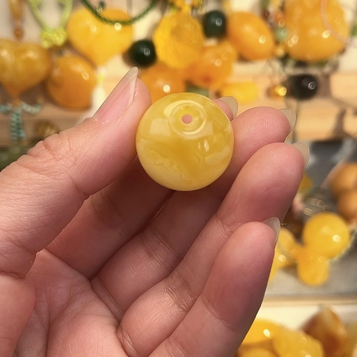 蜜蜡颈饰未镶嵌蜜蜡