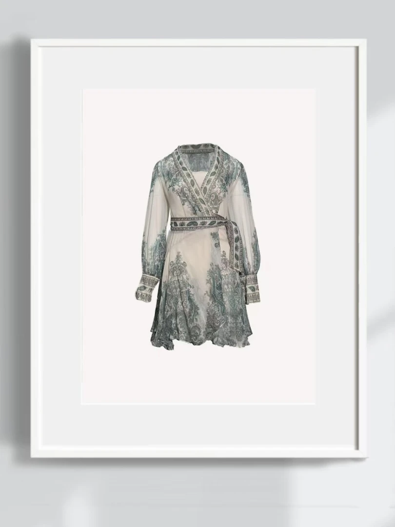 【2025款 色彩PARTY原创】桑蚕丝连衣裙Y24C9151