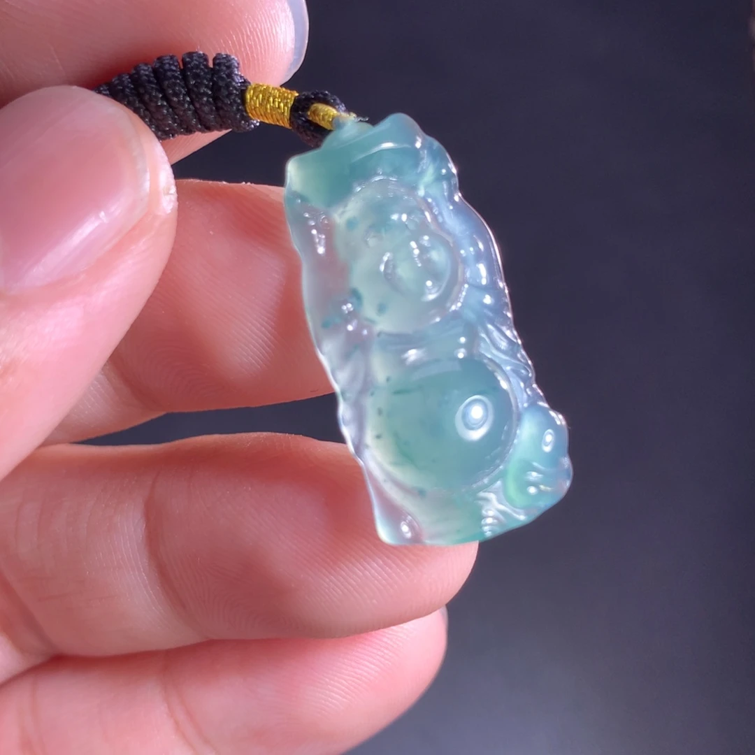 翡翠未镶嵌颈饰天然A货翡翠时尚气质女款吊坠挂坠