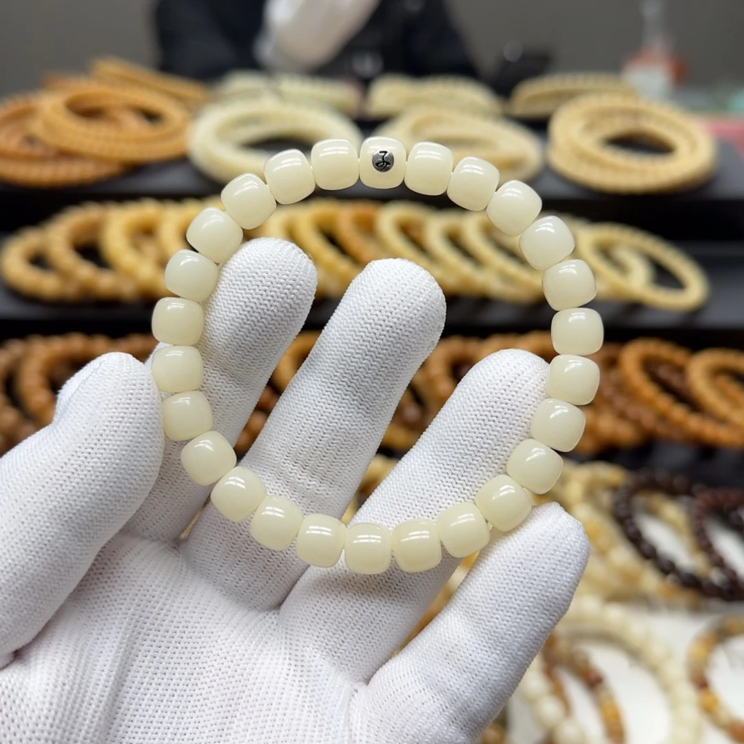 手串菩提根/象牙果8×9 5年 霜降 鬼工