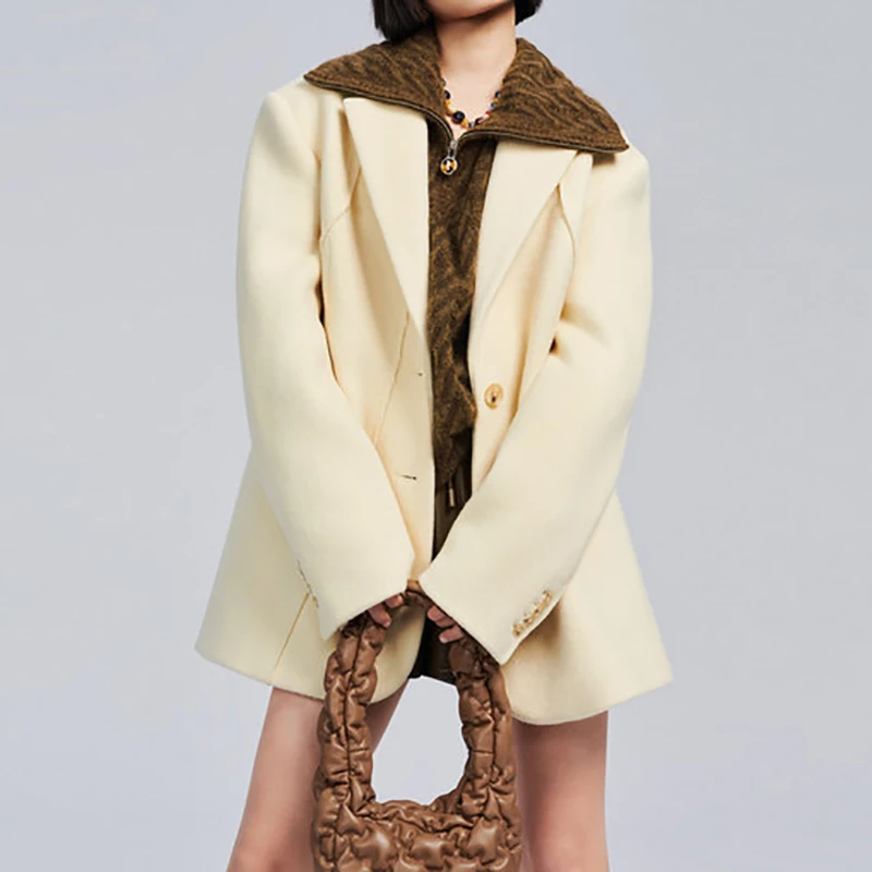 【毛毛专属】大衣+打底组合款L052+L169