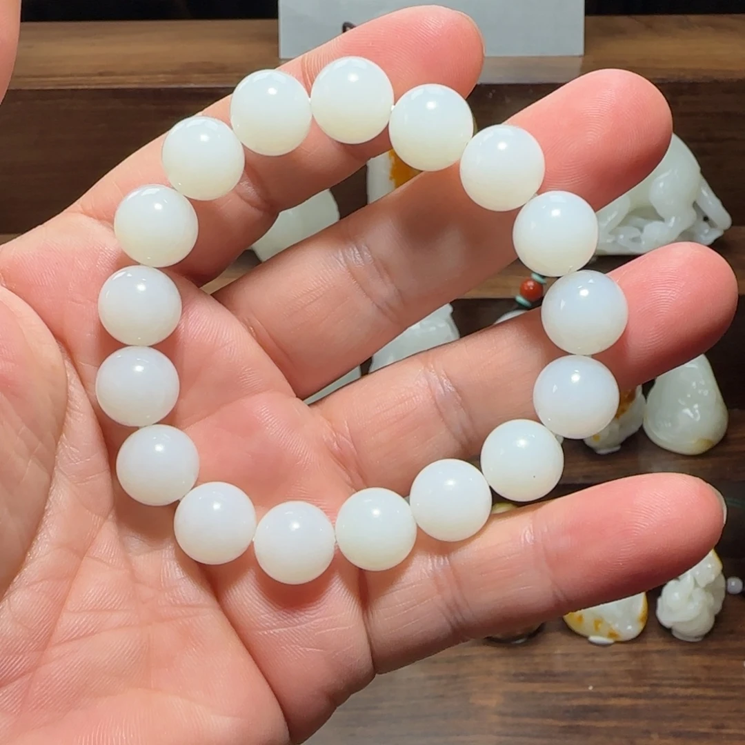 和田玉未镶嵌车挂